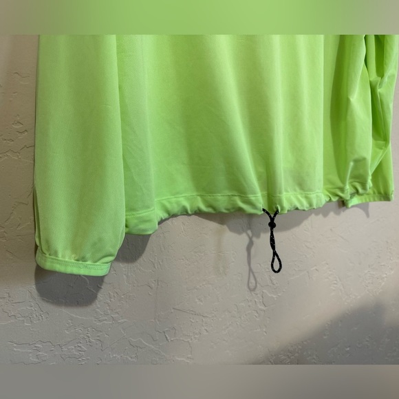 Nike Mesh Neon Size M W/ Hood and Drawstring - Picture 3 of 5